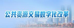 公共资源交易数字化改革